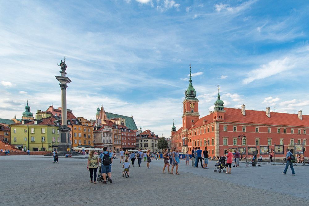 Warsaw Old Town during a layover