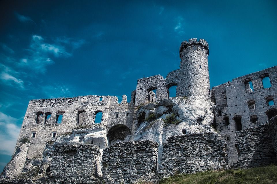 Ogrodzieniec Castle where The Witcher was filmed