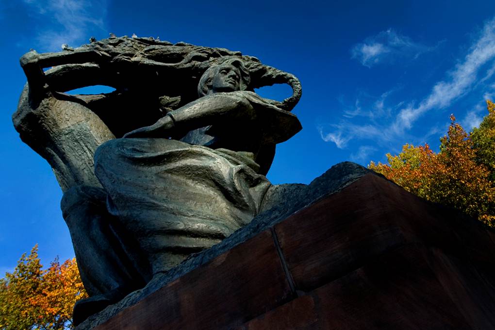 Pomnik Chopina w Łazienkach